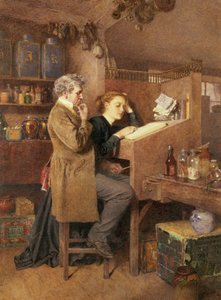 Tendero y esposa, 1868 de Charles Green